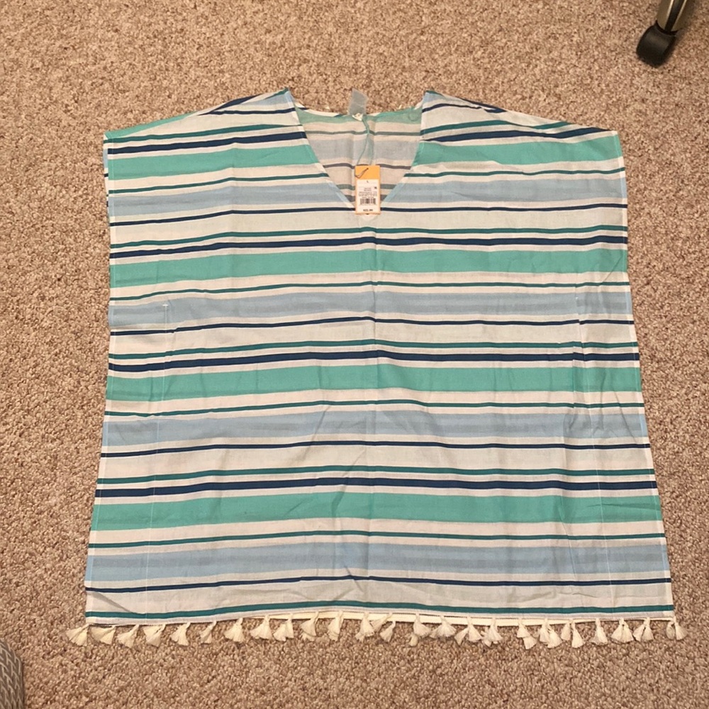 Kona Sol Tassel Swim Coverup